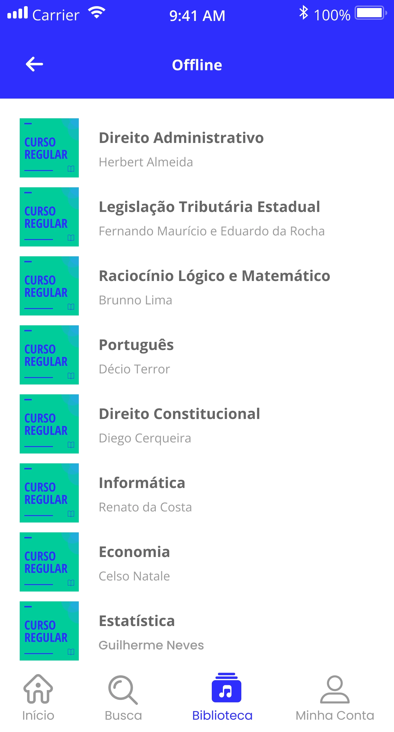 Estratégia Cast offline library